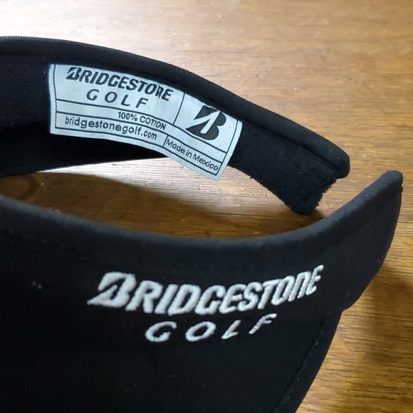 BRIDGESTONE, GOLF, VISOR, OS, LADIES, BLACK, NWOT - Picture 4 of 4